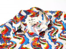 画像5: M A R N I  COTTON SHIRT WITH FIREBIRD PRINT BY BRUNO BOZZETTO (5)