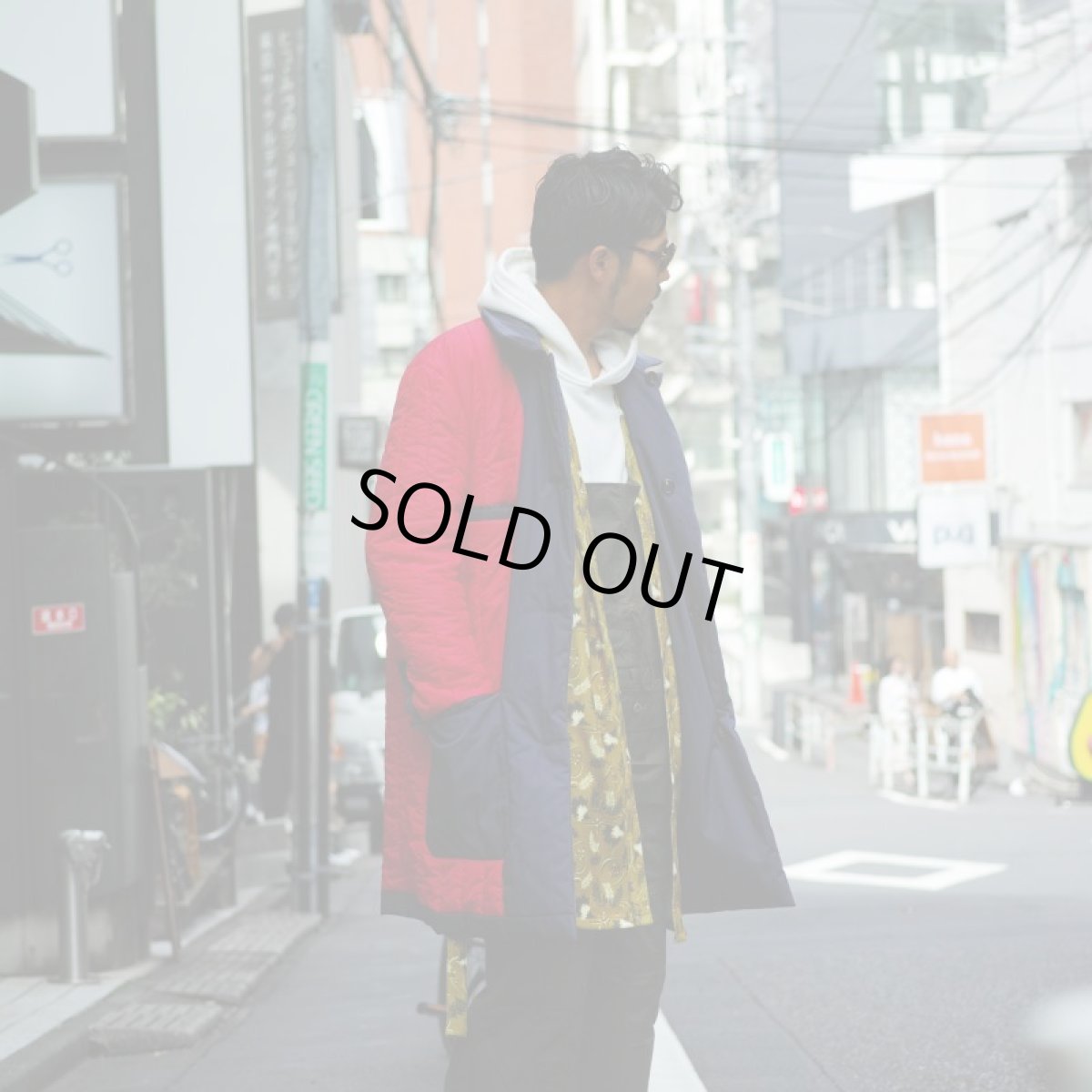 画像16: M A R N I  NYLON TWILL COAT NAVY (16)