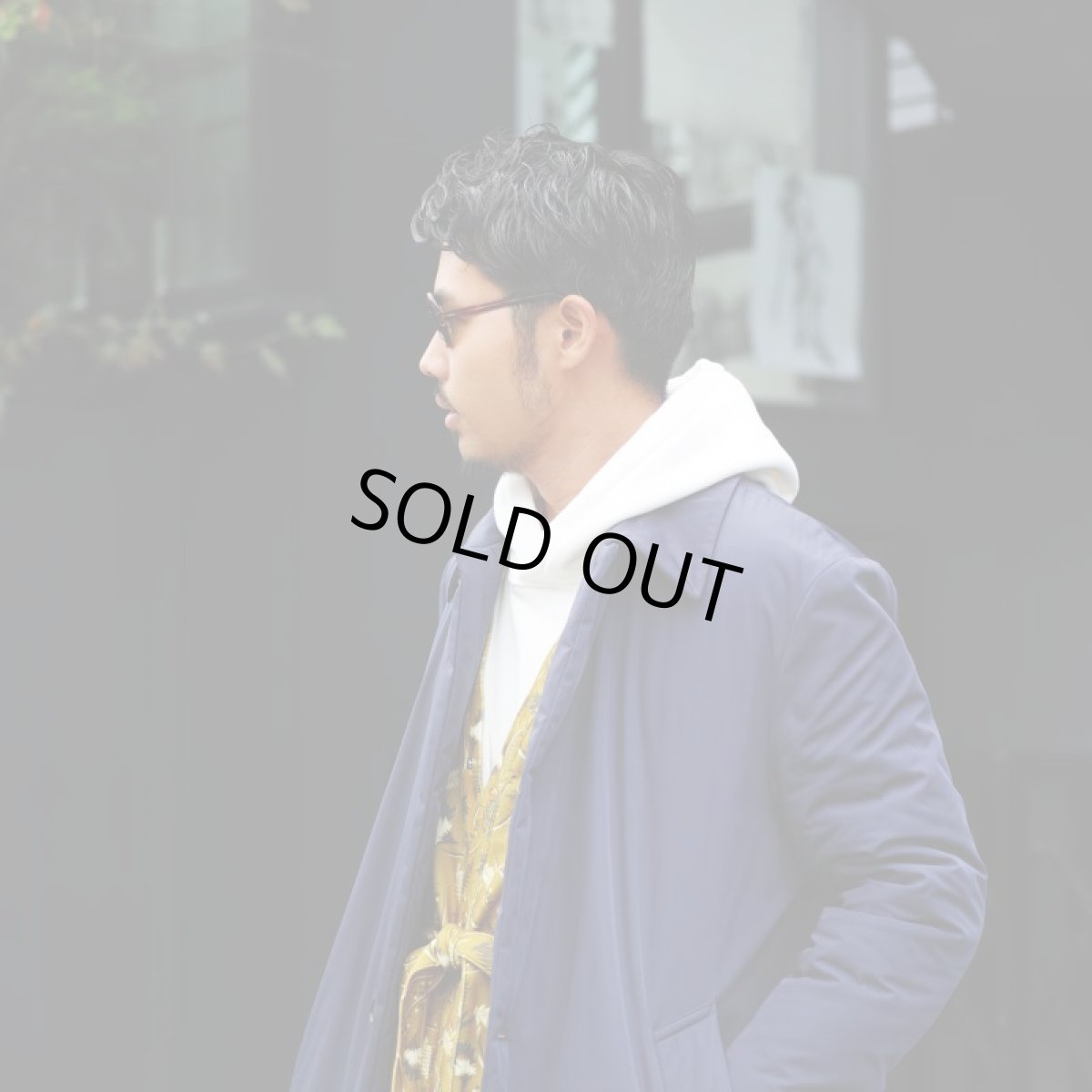 画像15: M A R N I  NYLON TWILL COAT NAVY (15)