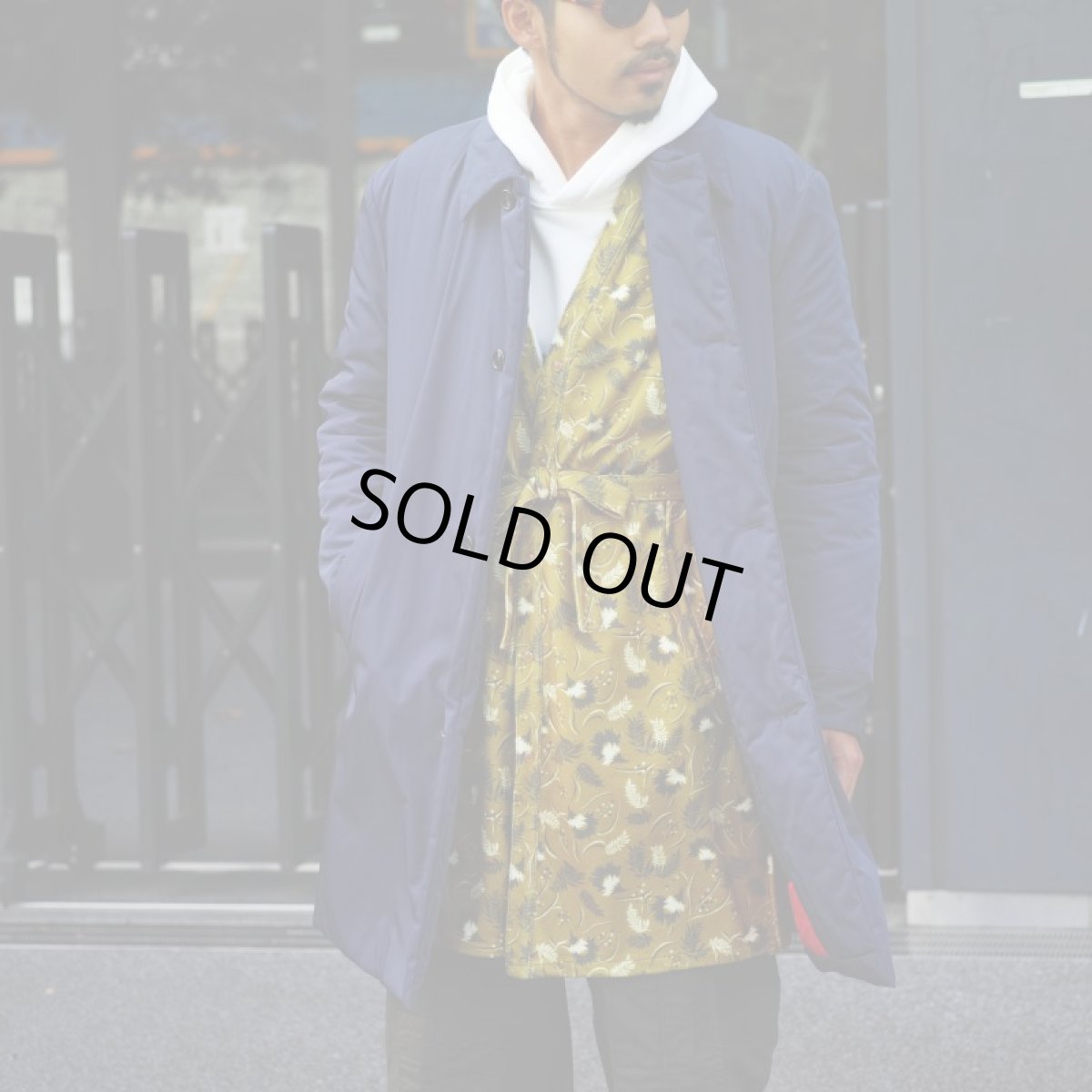 画像14: M A R N I  NYLON TWILL COAT NAVY (14)