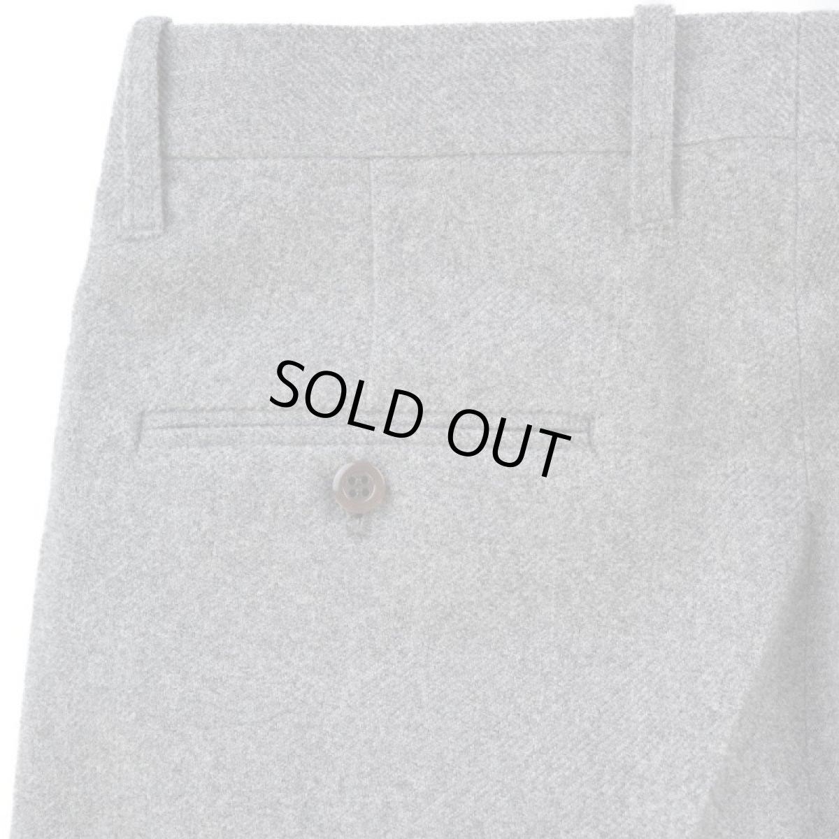 画像8: VARDE77 POLYWOOL STANDARD WIDE SLACKS GRAY (8)