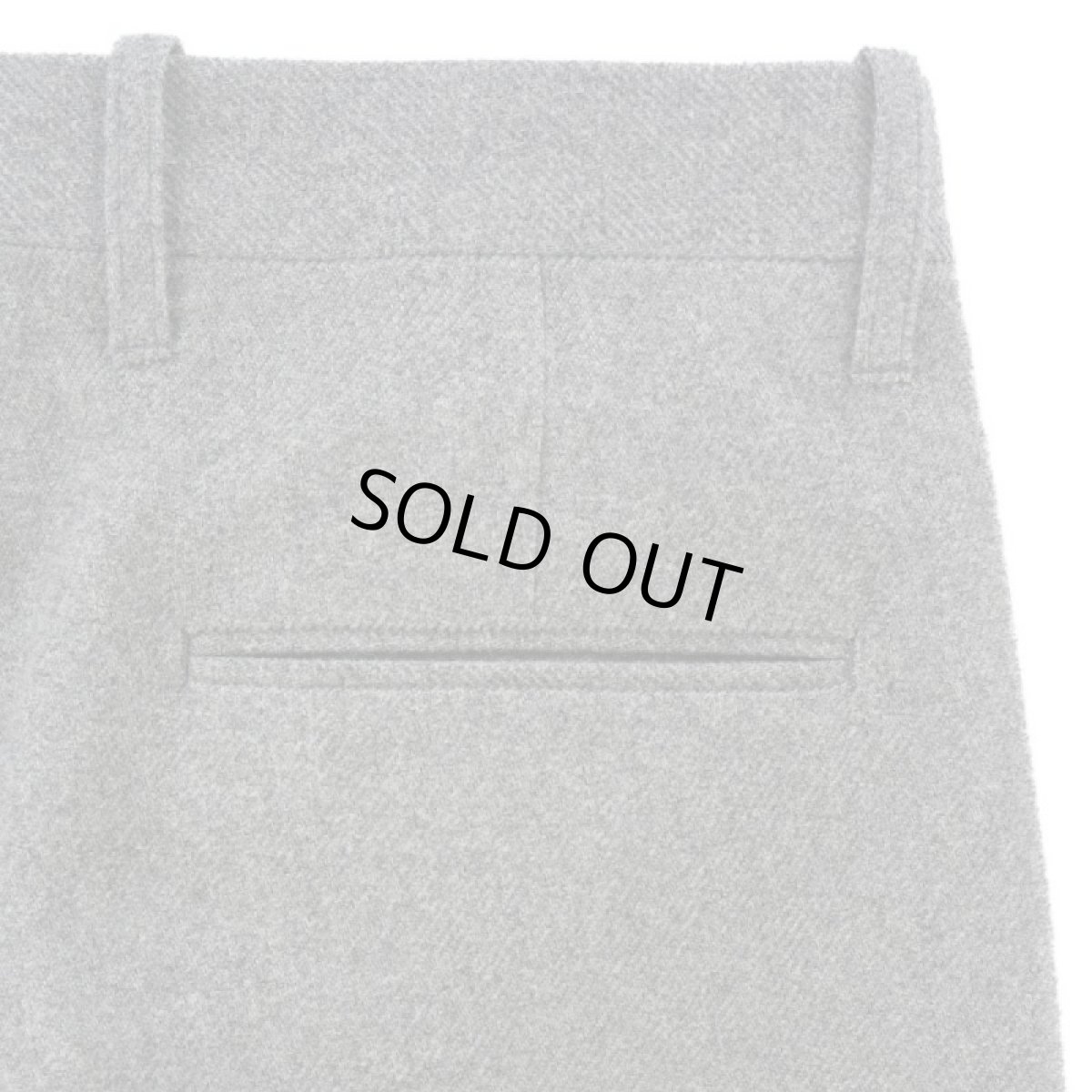 画像9: VARDE77 POLYWOOL STANDARD WIDE SLACKS GRAY (9)