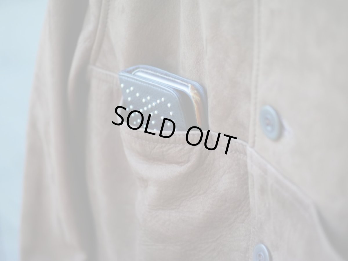 画像14: VARDE77  NO COLLAR NUBUCK LEATHER JACKET (14)