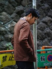 画像18: VARDE77  NO COLLAR NUBUCK LEATHER JACKET (18)