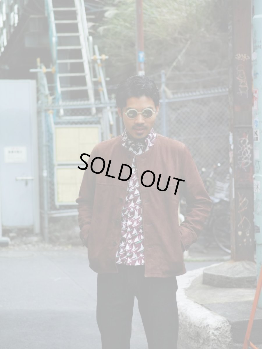 画像16: VARDE77  NO COLLAR NUBUCK LEATHER JACKET (16)