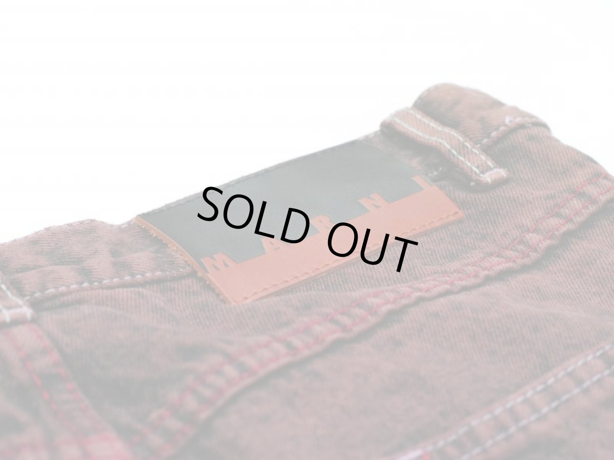 画像13: M A R N I  OVERDYED DENIM PANTS (13)
