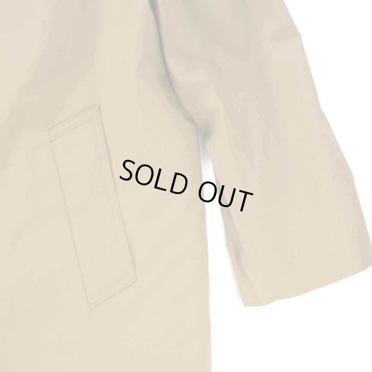 画像4: VARDE77 VINTAGE STAND-FALL COLLAR COAT WITH LINER BEIGE (4)