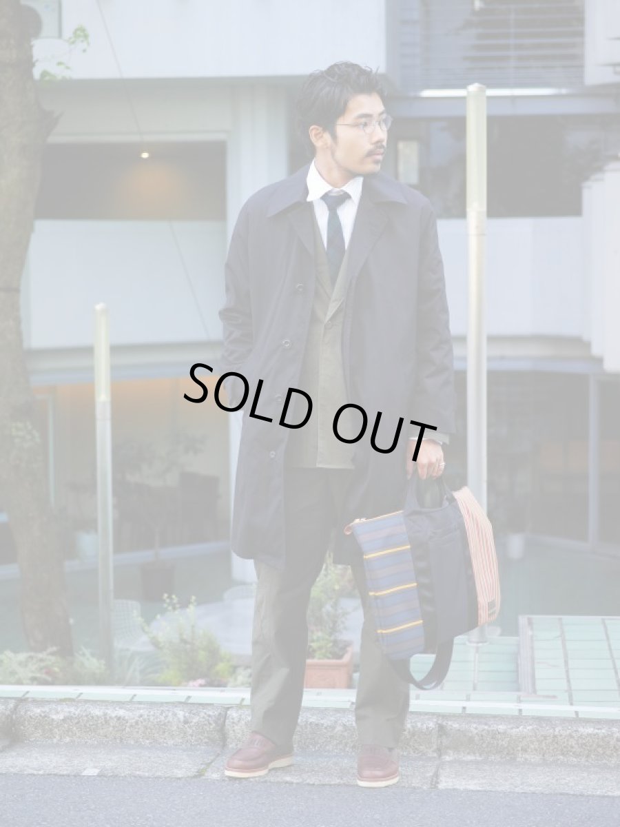 画像16: VARDE77 VINTAGE STAND-FALL COLLAR COAT WITH LINER BLACK (16)