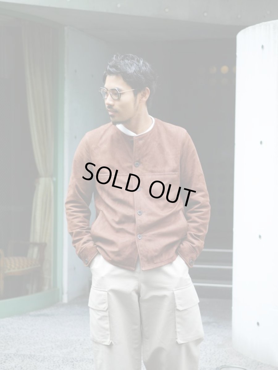 画像19: VARDE77  NO COLLAR NUBUCK LEATHER JACKET (19)