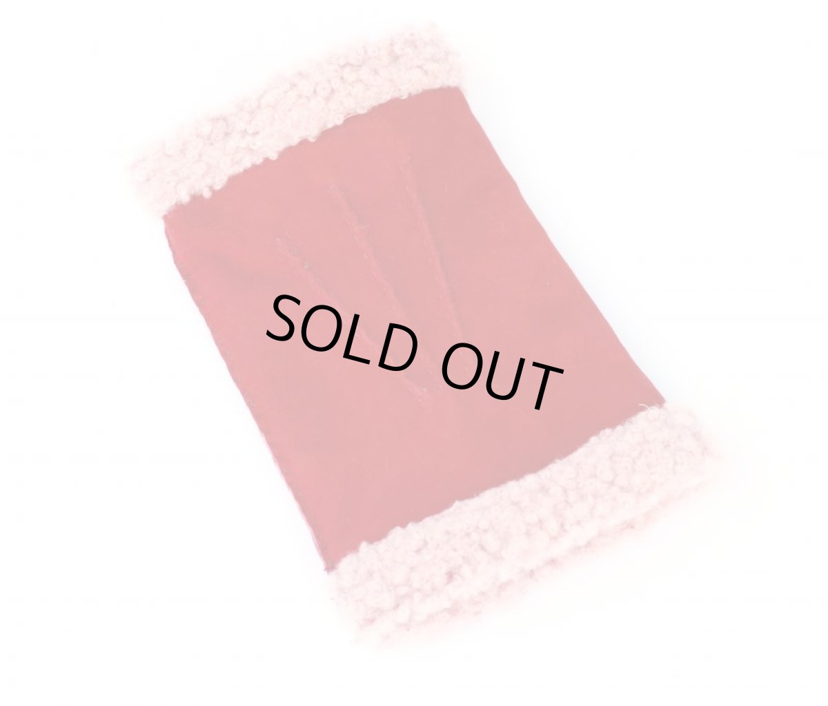 画像2: OPEN FINGER MOUTON GLOVE　ROSSO　made in italy (2)