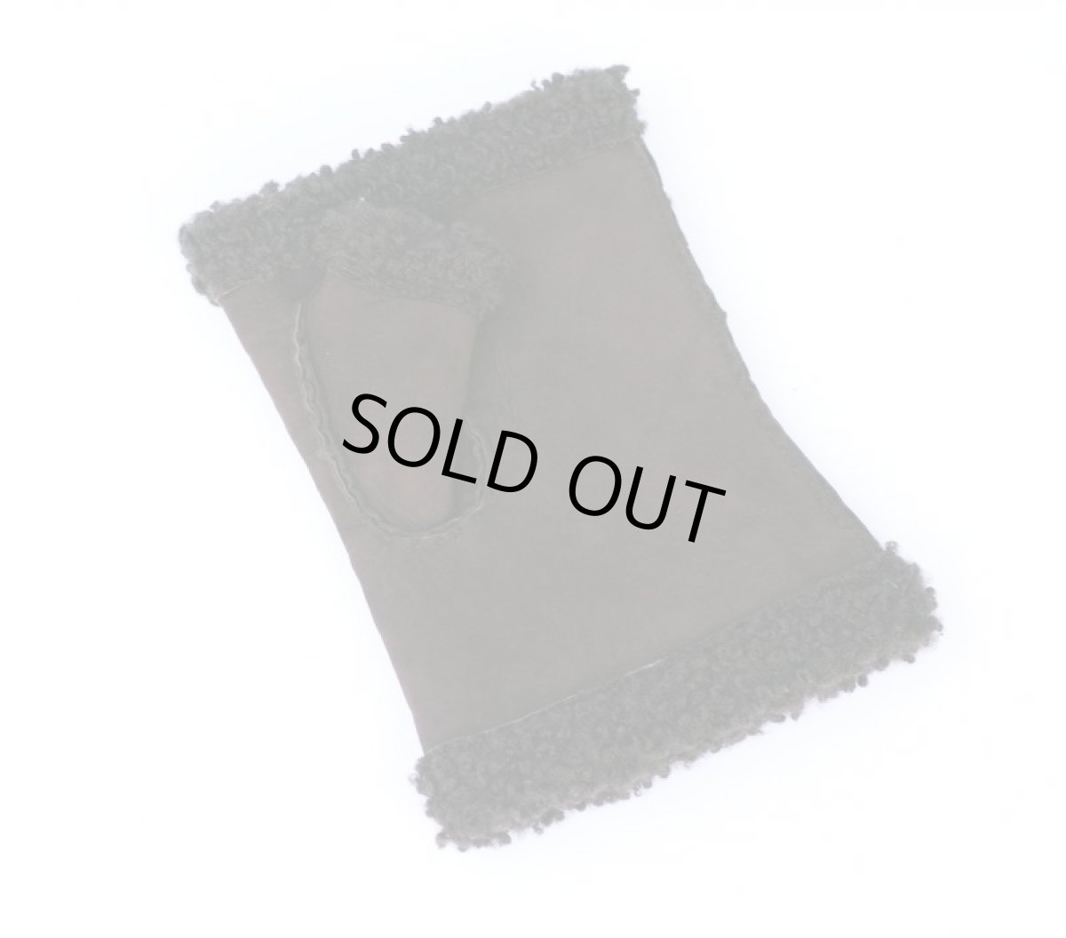 画像3: OPEN FINGER MOUTON GLOVE BROWN made in italy (3)