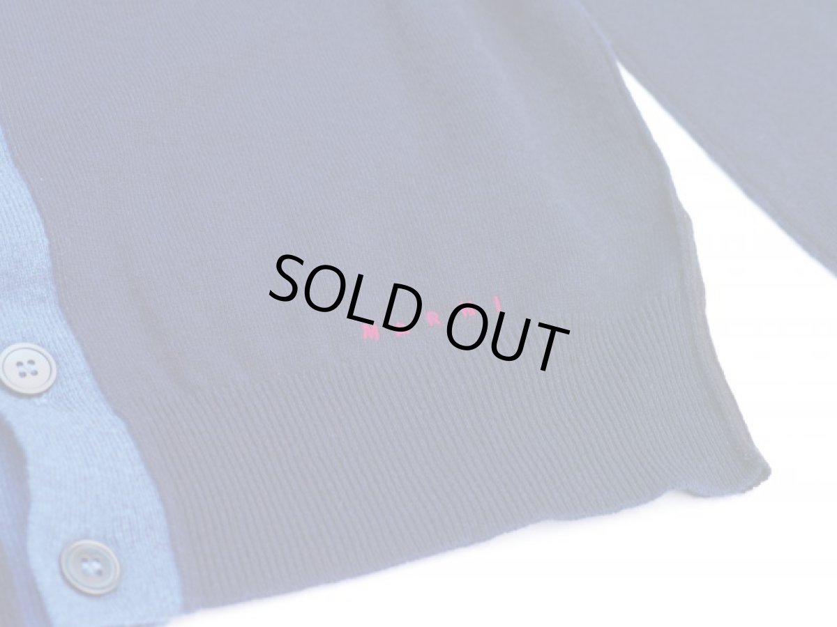 画像6: M A R N I  COLOR BLOCK CARDIGAN NAVY (6)