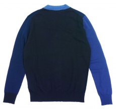 画像8: M A R N I  COLOR BLOCK CARDIGAN NAVY (8)