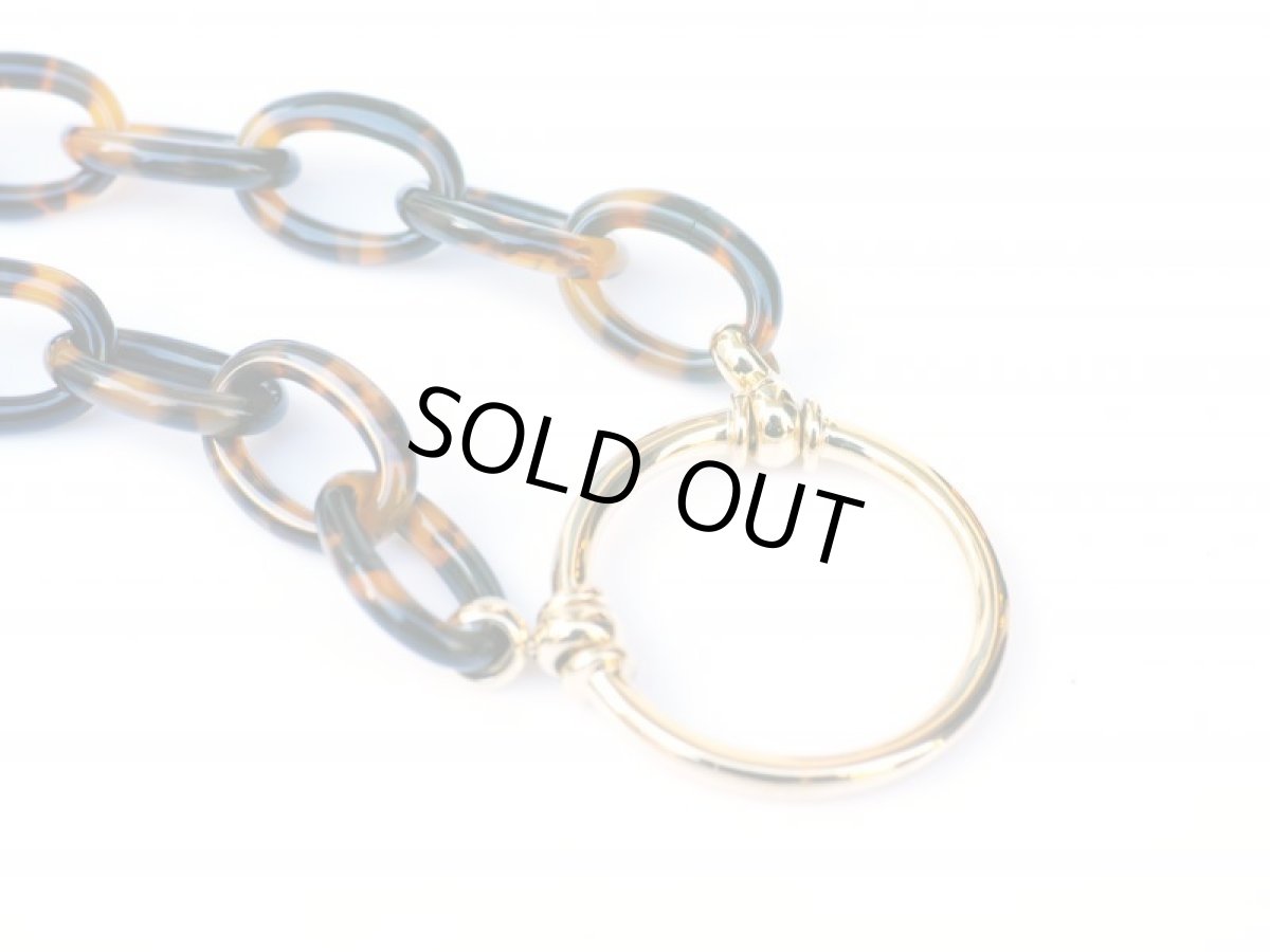 画像2: ACETATE/18K GOLD JEWELRY TORTOISE (2)