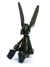 画像1: ANIMAL LEATHER DOLL BLACK (1)