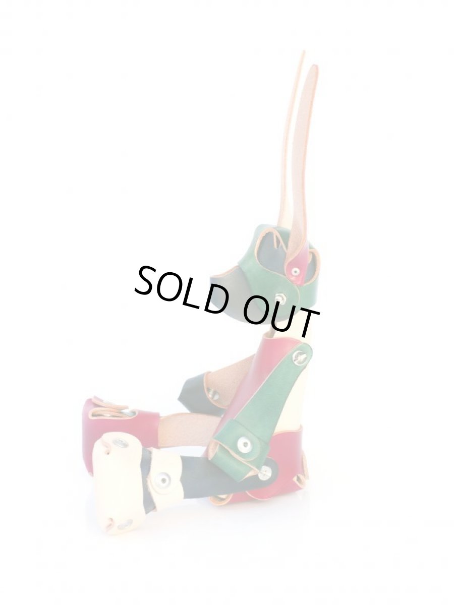画像2: ANIMAL LEATHER DOLL MULTICOLOR (2)