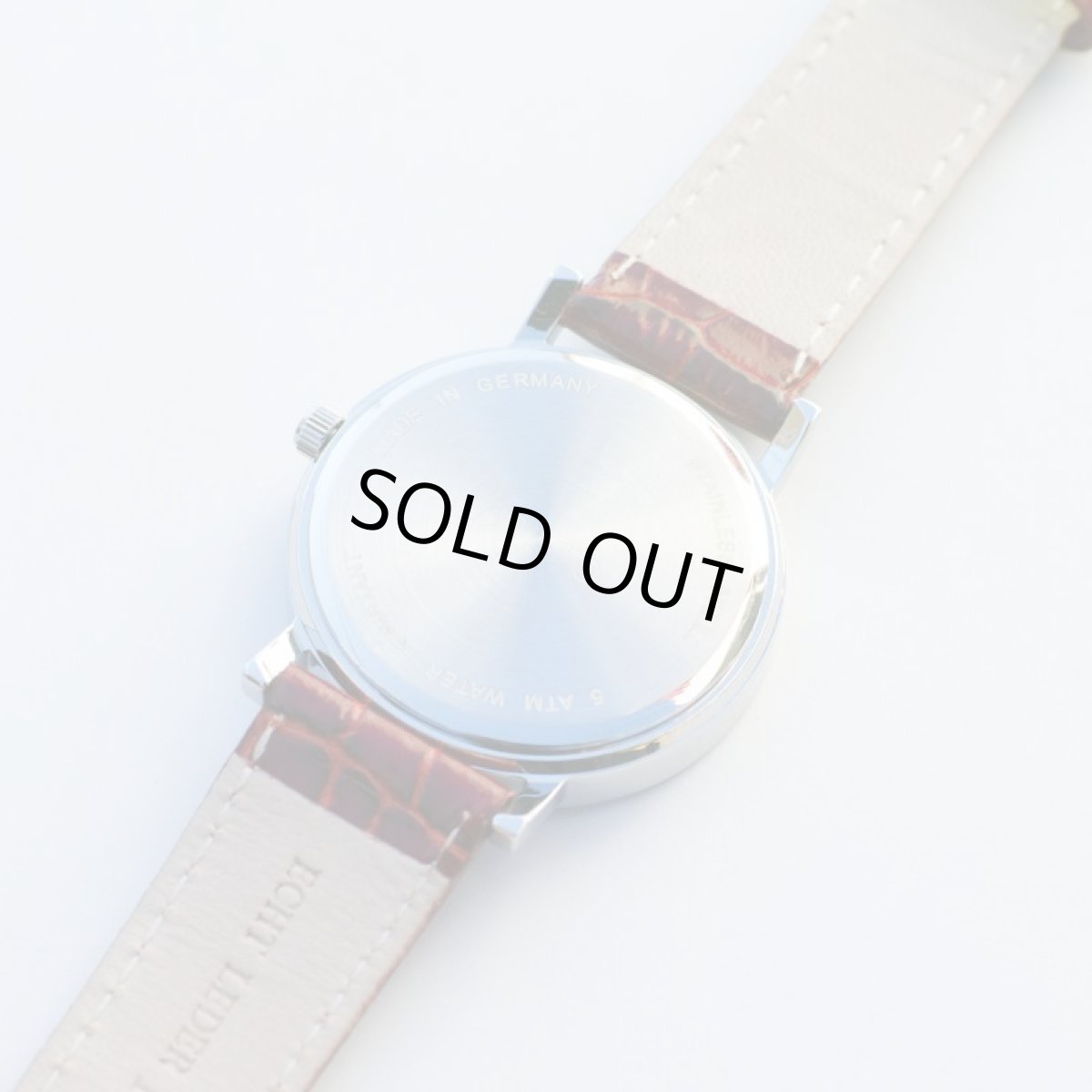 画像5: ARISTO BAUHAUS 1919-2019 WHITE Leather Strap (5)