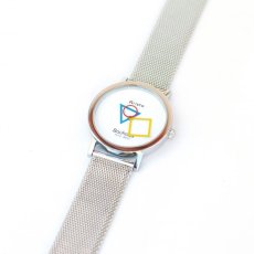 画像4: ARISTO BAUHAUS 1919-2019 WHITE Metal Strap (4)