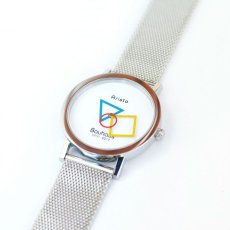 画像3: ARISTO BAUHAUS 1919-2019 WHITE Metal Strap (3)