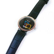 画像3: ARISTO BAUHAUS 1919-2019 BLACK Leather Strap (3)