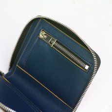 画像5: M A R N I ROUND ZIP SHORT WALLET BLUE (5)