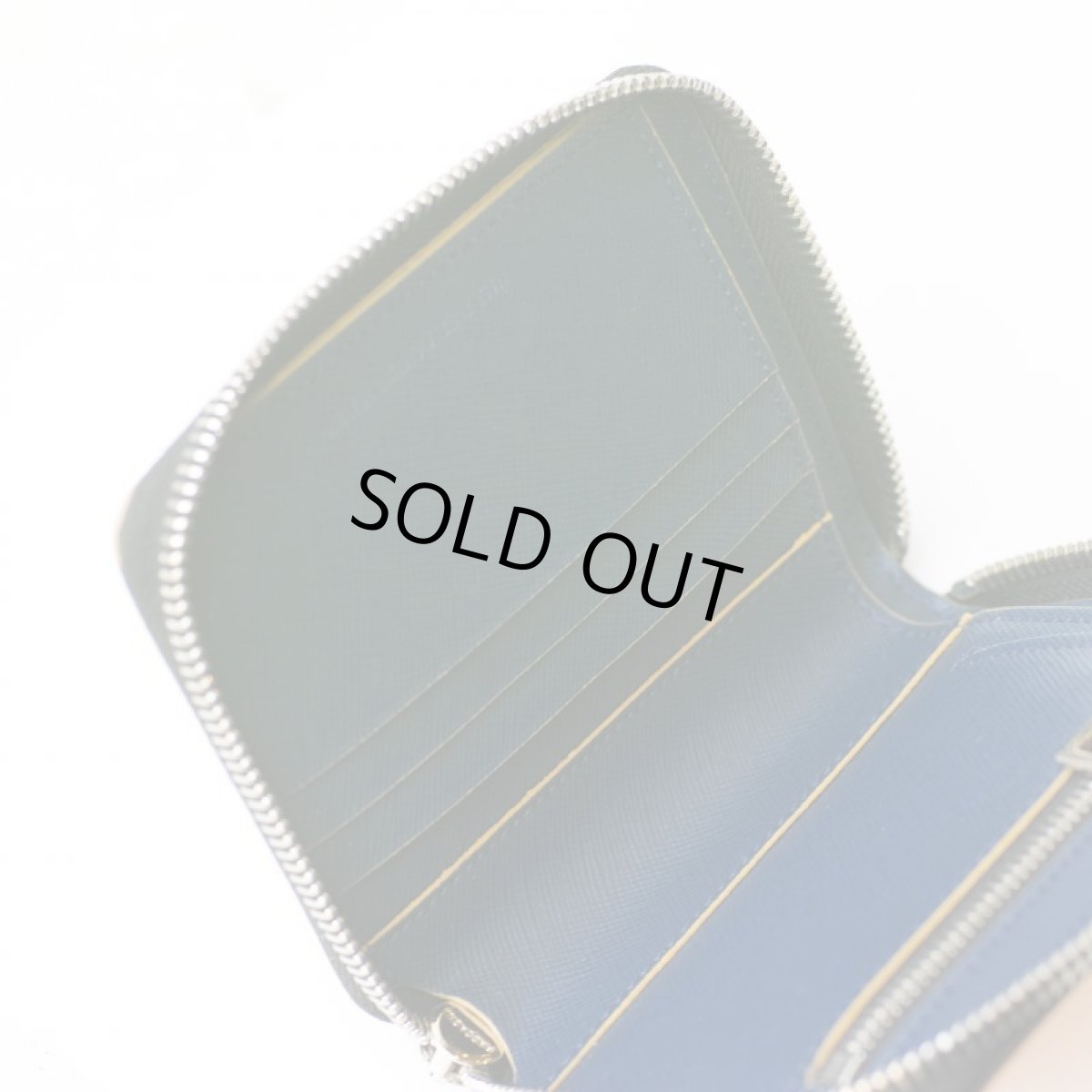 画像6: M A R N I ROUND ZIP SHORT WALLET BLUE (6)