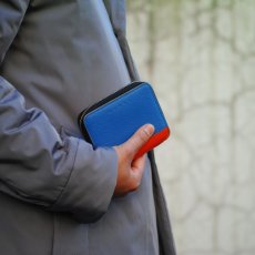 画像7: M A R N I ROUND ZIP SHORT WALLET BLUE (7)