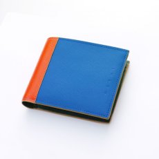 画像1: M A R N I SHORT WALLET BLUE (1)