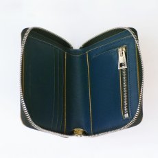 画像4: M A R N I ROUND ZIP SHORT WALLET BLUE (4)