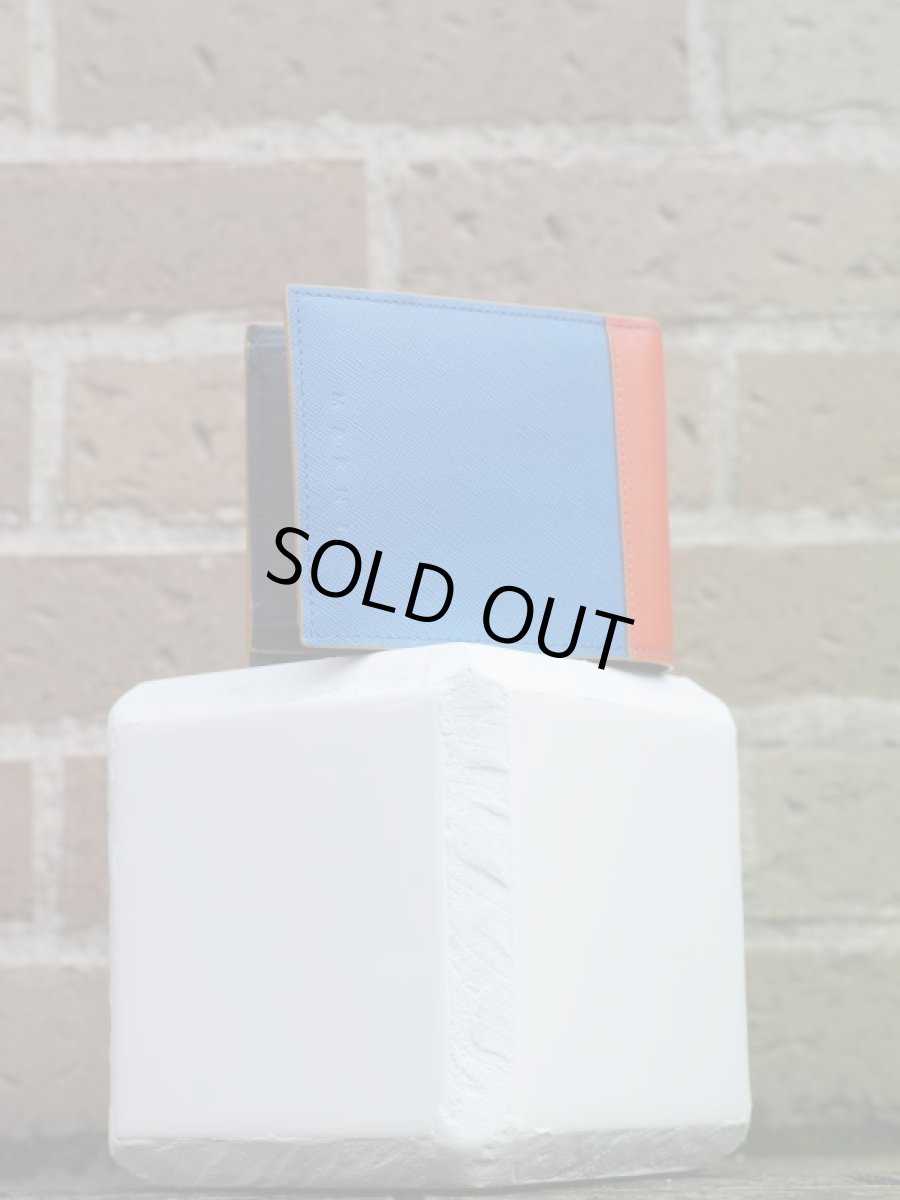 画像8: M A R N I SHORT WALLET BLUE (8)