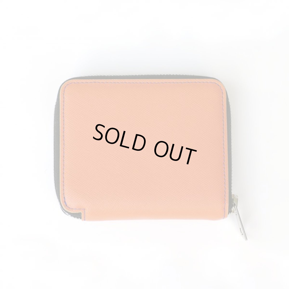 画像2: M A R N I ROUND ZIP SHORT WALLET BLUE (2)