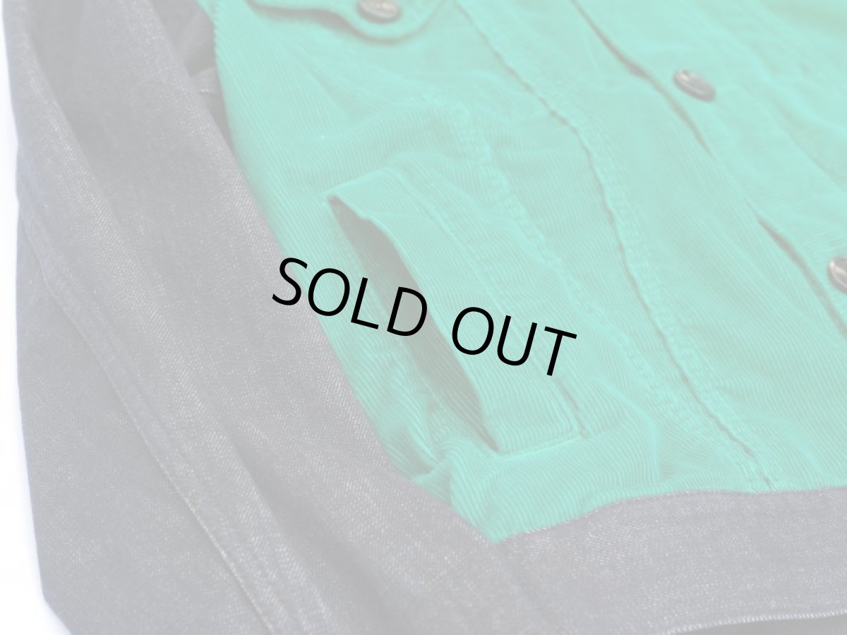 画像3: M A R N I  DENIM CORDUROY JACKET EMERALD (3)