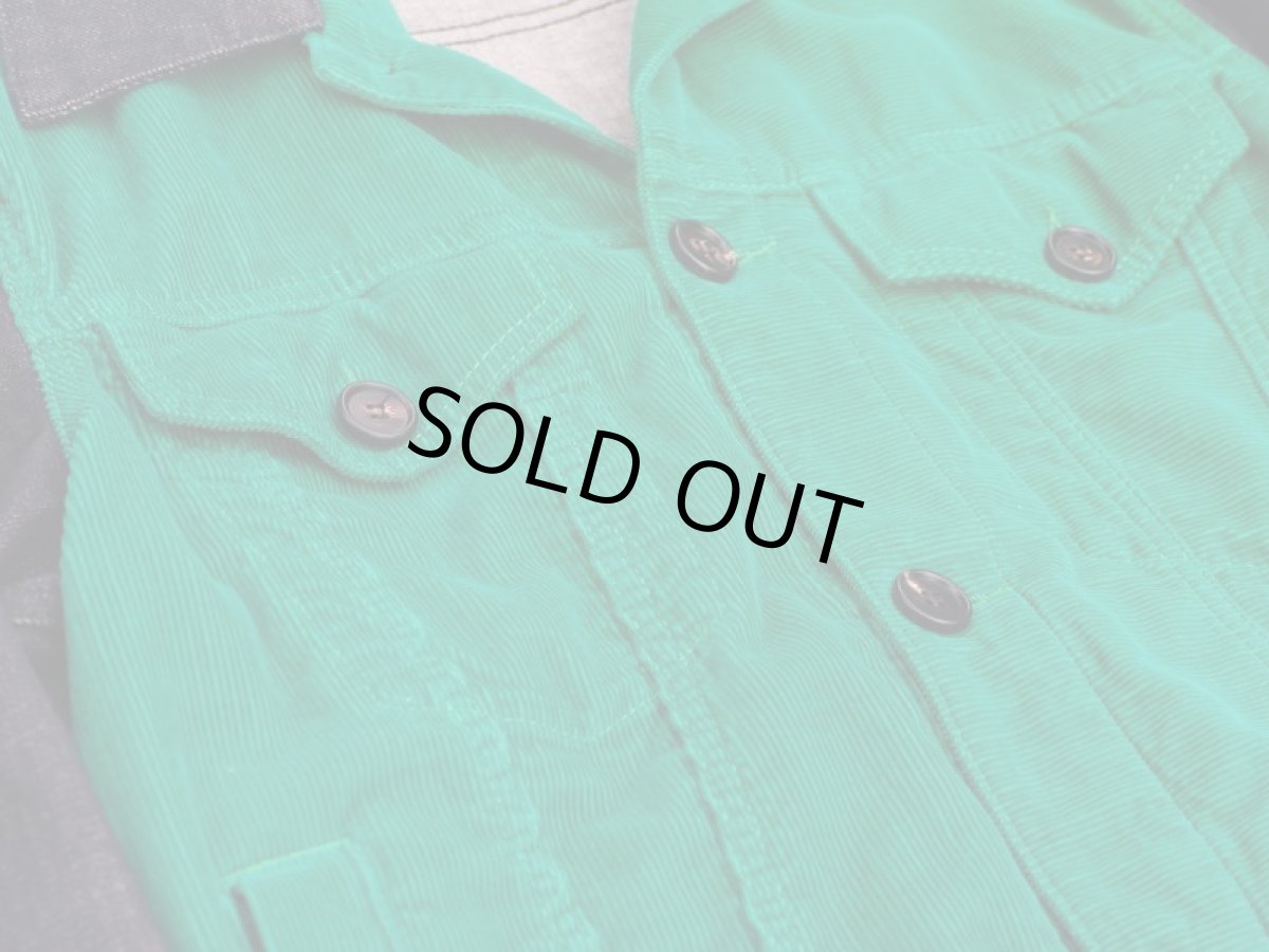 画像5: M A R N I  DENIM CORDUROY JACKET EMERALD (5)