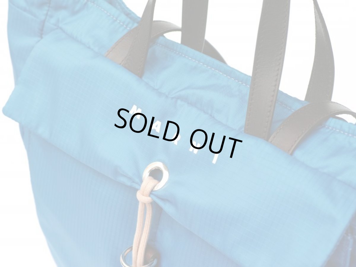 画像2: M A R N I 2WAY TOTE BAG BLUE (2)