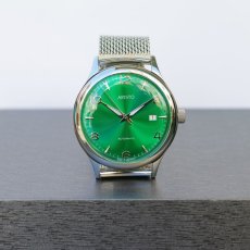 画像1: ARISTO　AOUTOMATIC WATCH GREEN (1)