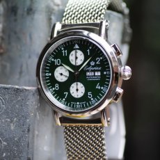 画像7: ERBPRINZ　AOUTOMATIC CHRONOGRAPH WATCH　OLIVE (7)