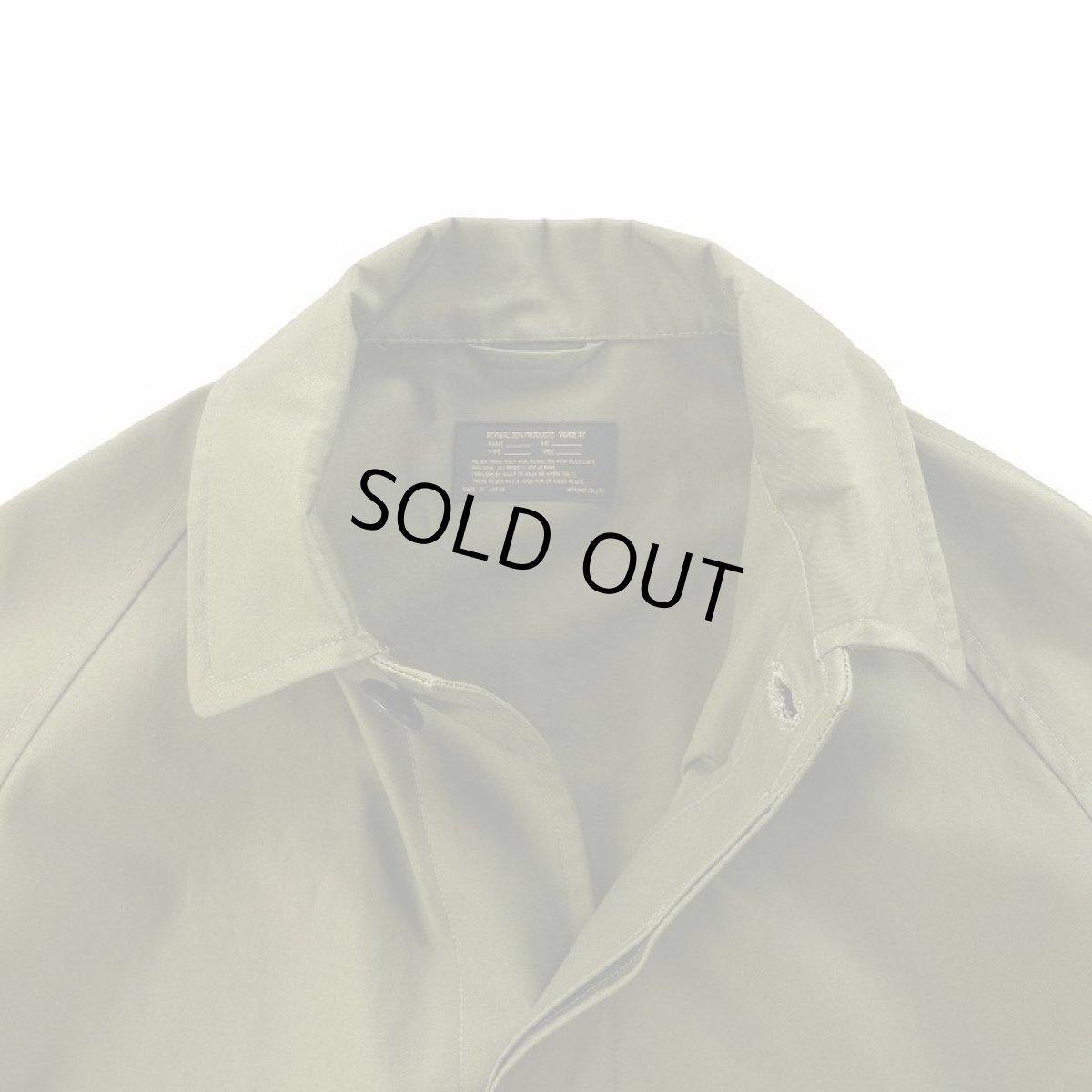 画像2: VARDE77 BRITISH VENTILE COAT OLIVE (2)
