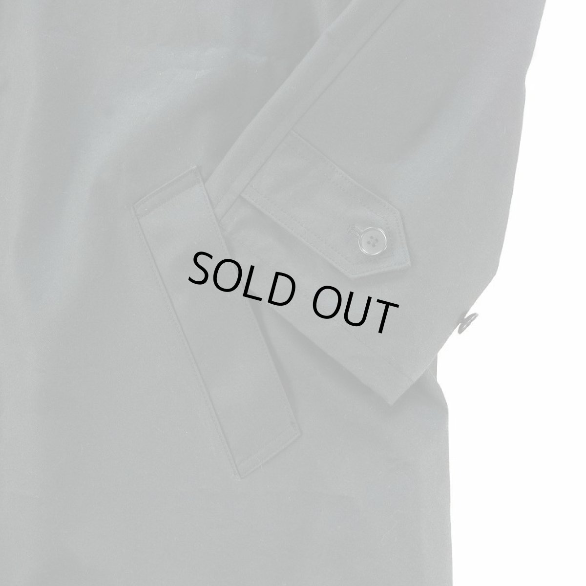 画像4: VARDE77 BRITISH VENTILE COAT BLACK (4)