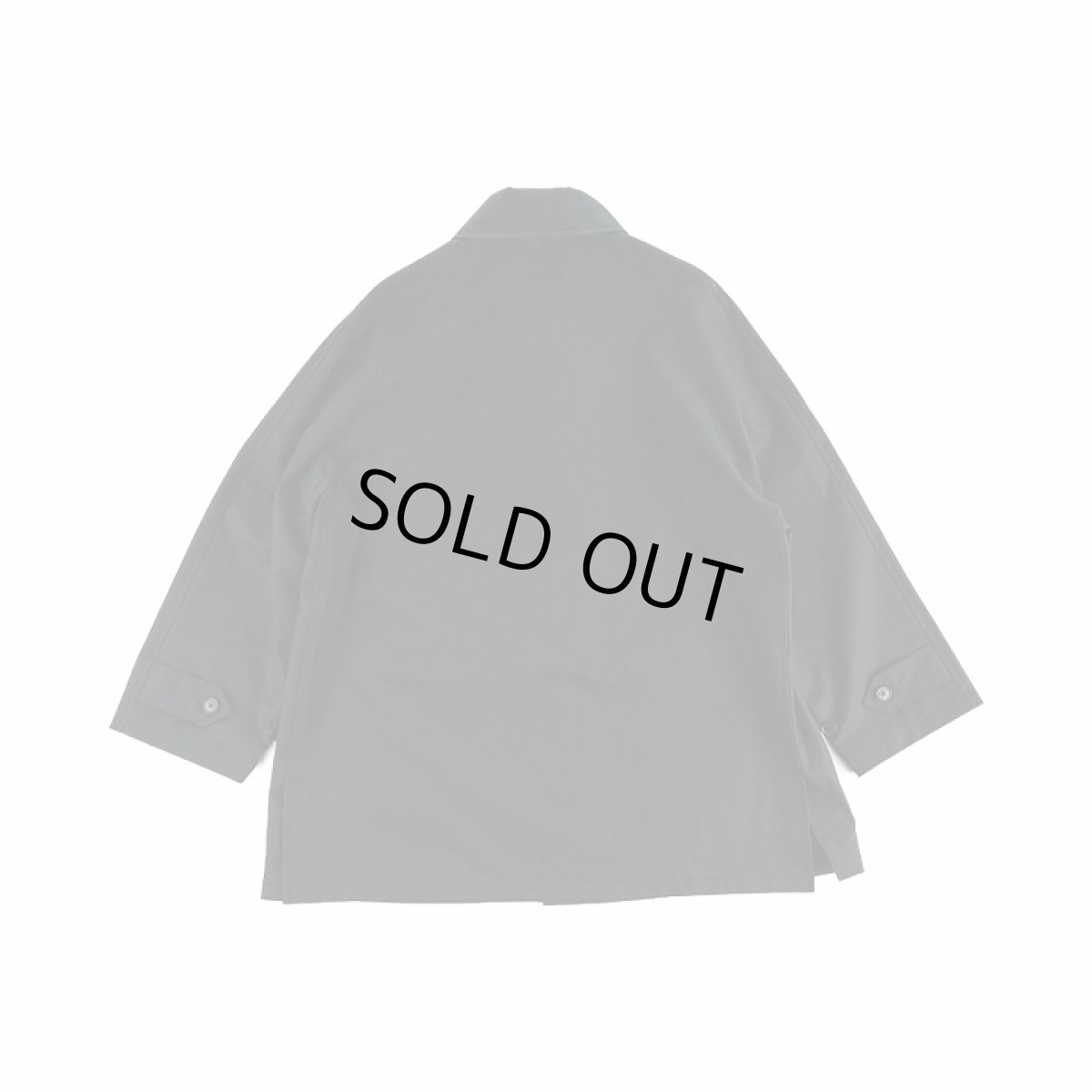 画像5: VARDE77 BRITISH VENTILE COAT BLACK (5)