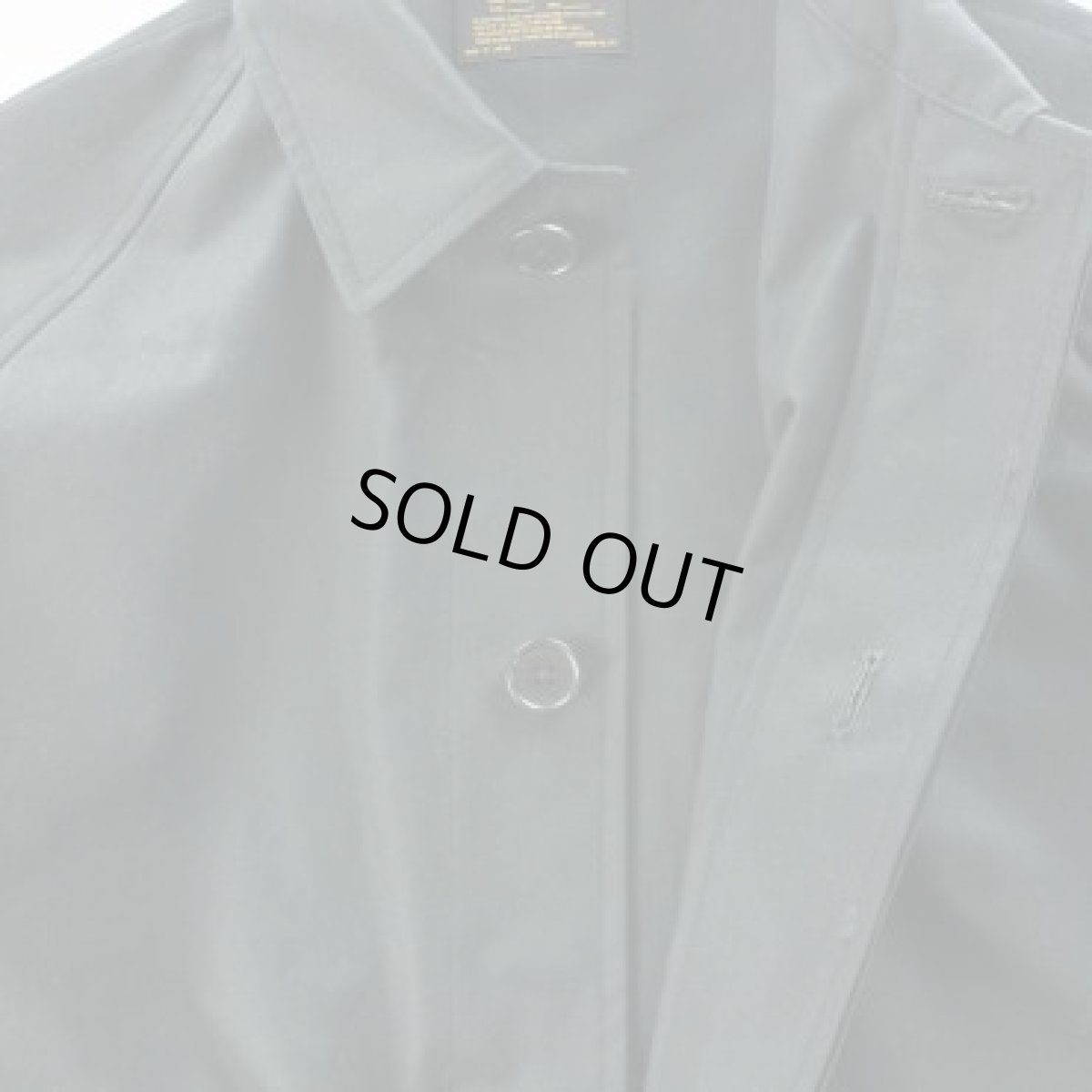 画像3: VARDE77 BRITISH VENTILE COAT BLACK (3)