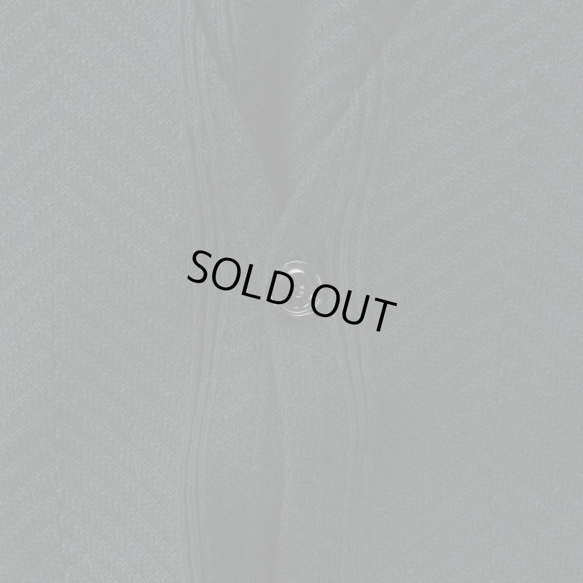 画像3: BIG HERRINGBONE KNIT CARDIGAN black (3)