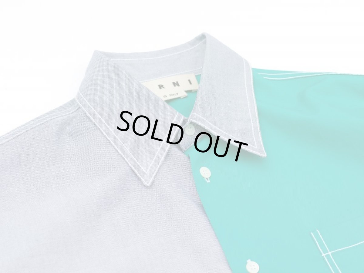 画像3: M A R N I  CONTRAST PANEL SHIRTS (3)