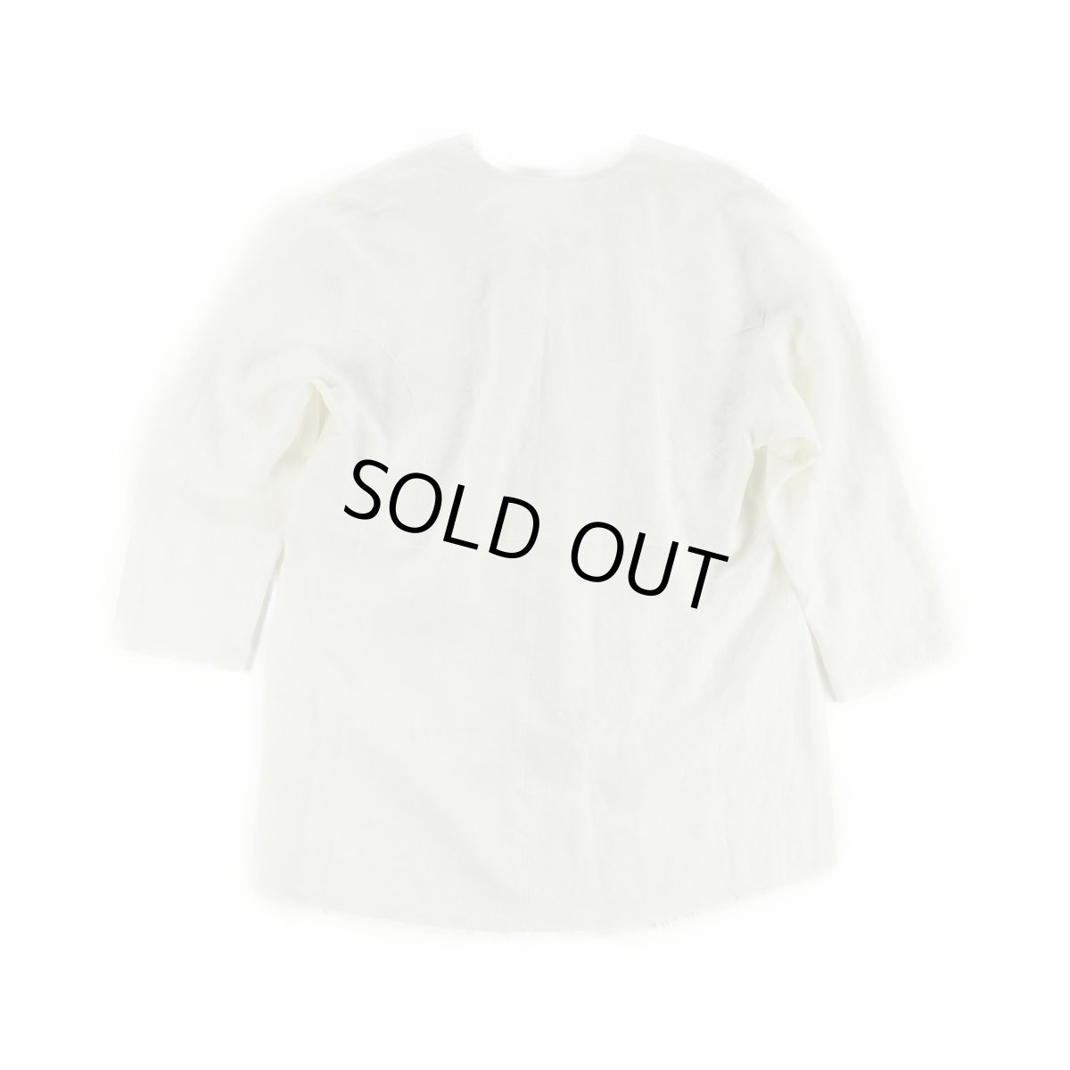 画像6: VARDE77 IMAGINARY CASCELLINS LINEN CARDIGAN WHITE (6)