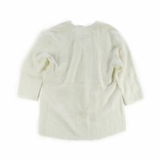 画像6: VARDE77 IMAGINARY CASCELLINS LINEN CARDIGAN WHITE (6)