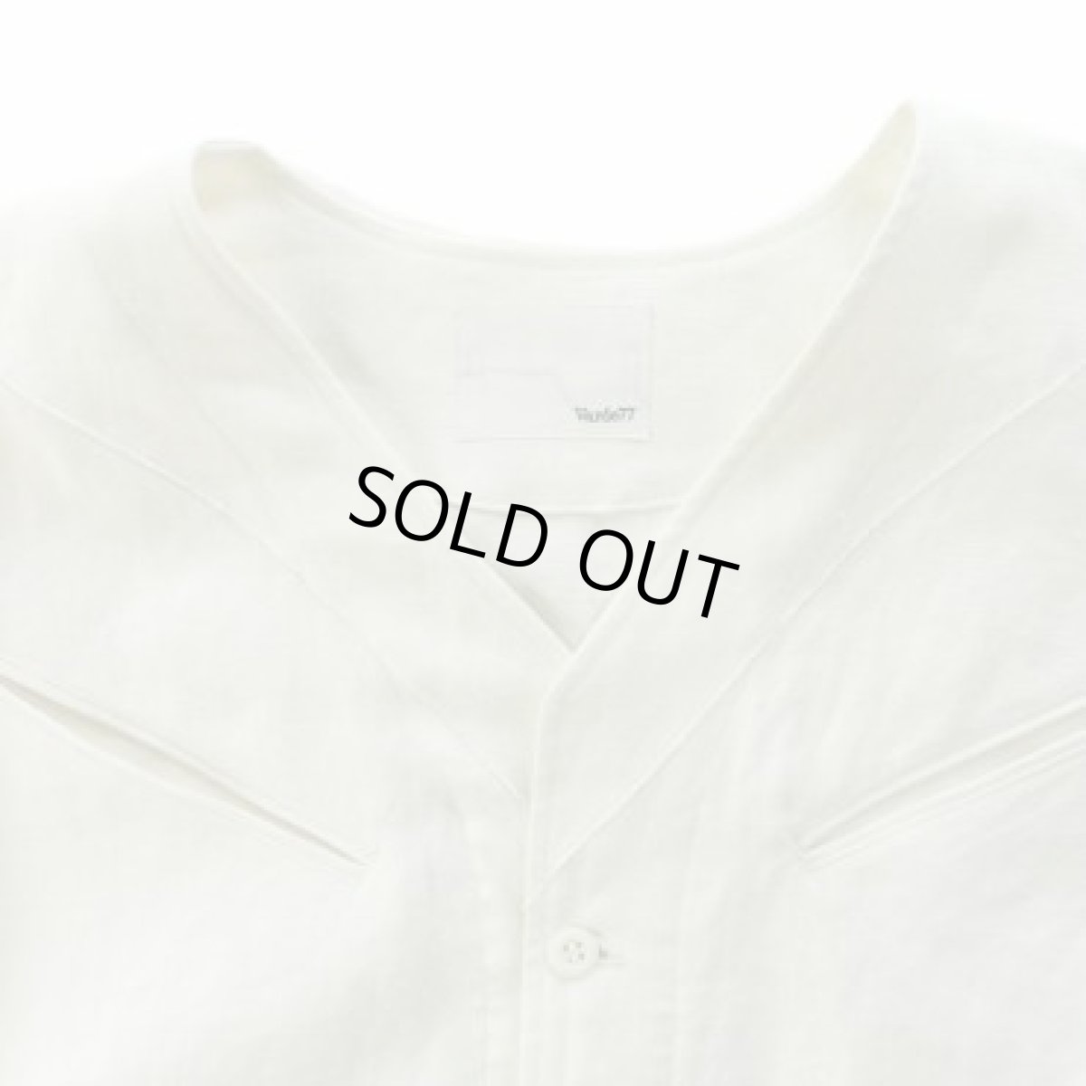 画像2: VARDE77 IMAGINARY CASCELLINS LINEN CARDIGAN WHITE (2)