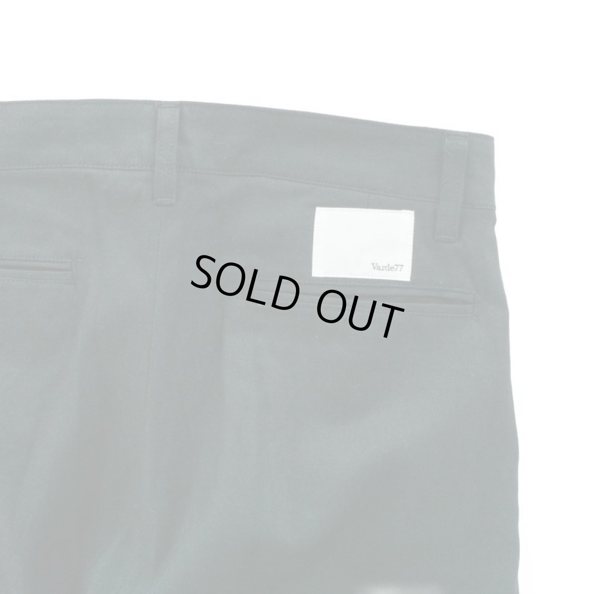 画像7: VARDE77 LONG TAC CHINO PANTS BLACK (7)