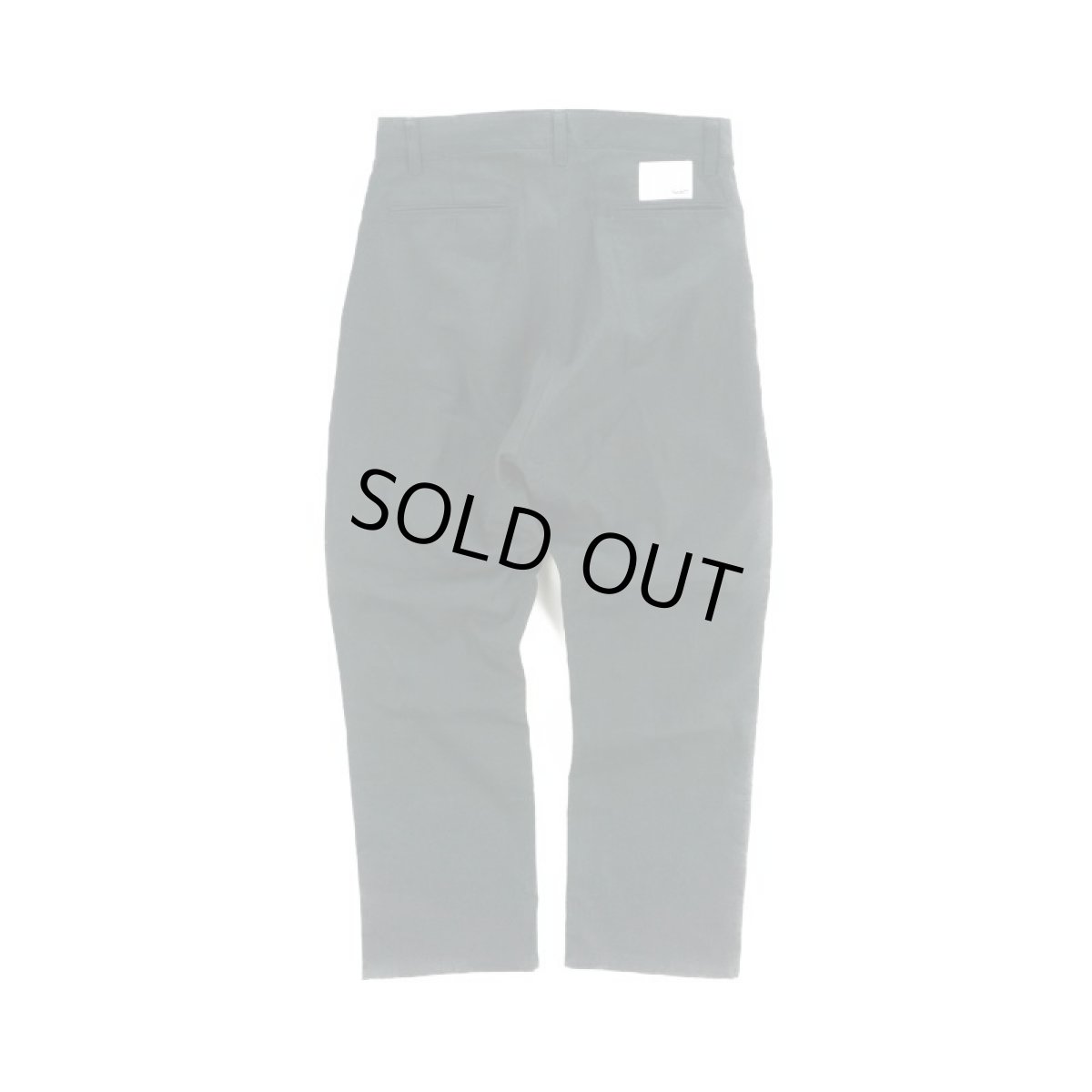 画像2: VARDE77 LONG TAC CHINO PANTS BLACK (2)