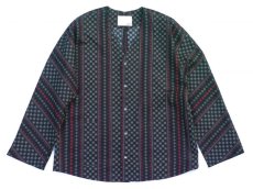 画像1: VARDE77 SWASTIKA PRINT CARDIGAN (1)