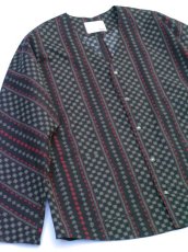 画像2: VARDE77 SWASTIKA PRINT CARDIGAN (2)