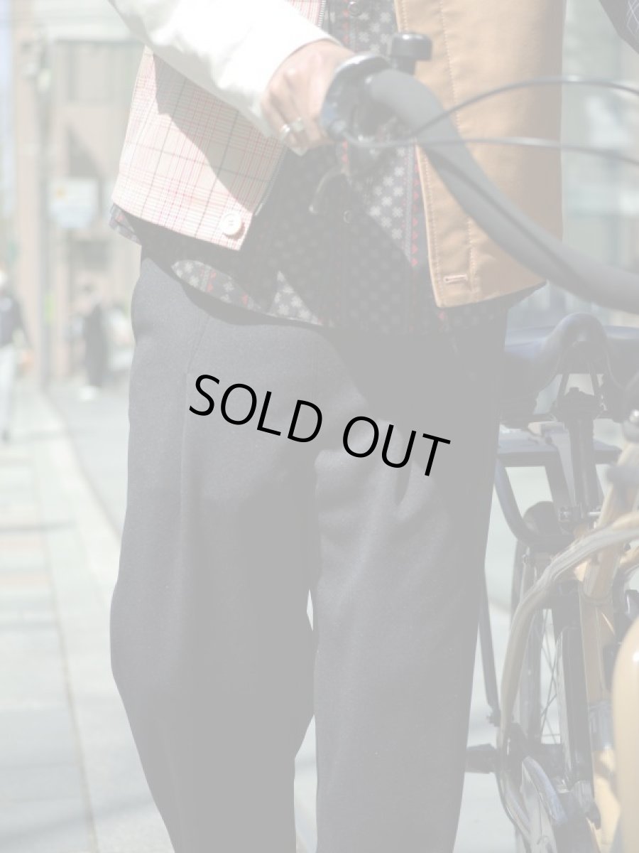 画像7: VARDE77 EASY WIDE TRACK PANTS BLACK (7)